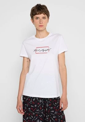 T-shirt z nadrukiem Karl Lagerfeld