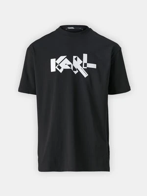 T-shirt z nadrukiem Karl Lagerfeld