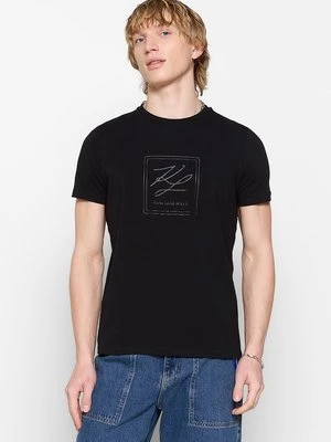 T-shirt z nadrukiem Karl Lagerfeld