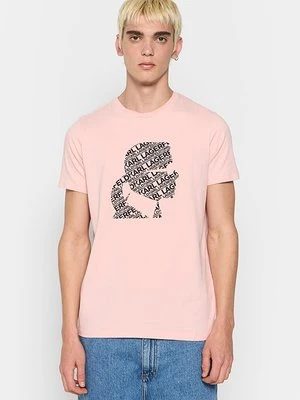 T-shirt z nadrukiem Karl Lagerfeld