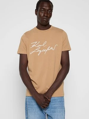 T-shirt z nadrukiem Karl Lagerfeld