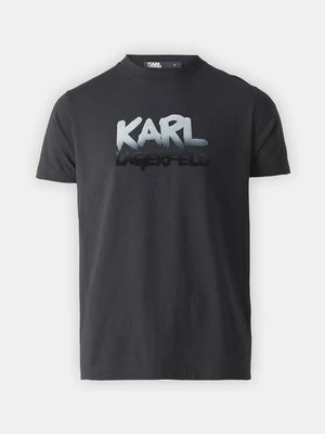 T-shirt z nadrukiem Karl Lagerfeld