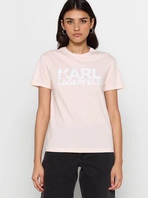 T-shirt z nadrukiem Karl Lagerfeld