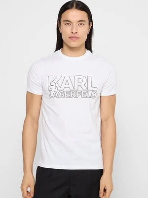 T-shirt z nadrukiem Karl Lagerfeld