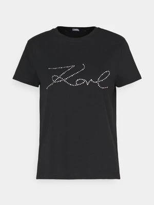 T-shirt z nadrukiem Karl Lagerfeld