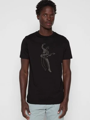 T-shirt z nadrukiem Karl Lagerfeld