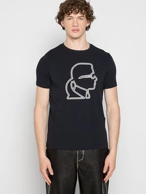 T-shirt z nadrukiem Karl Lagerfeld