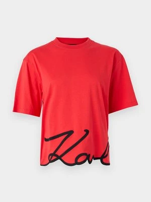 T-shirt z nadrukiem Karl Lagerfeld