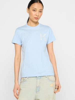T-shirt z nadrukiem Karl Lagerfeld