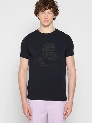 T-shirt z nadrukiem Karl Lagerfeld