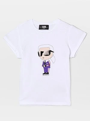 T-shirt z nadrukiem Karl Lagerfeld