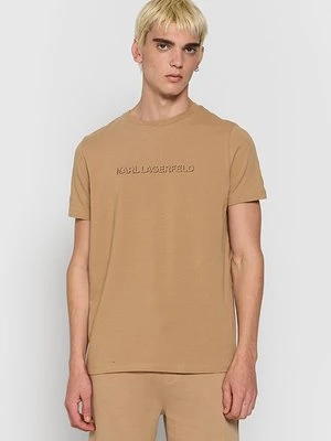 T-shirt z nadrukiem Karl Lagerfeld