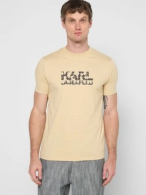 T-shirt z nadrukiem Karl Lagerfeld