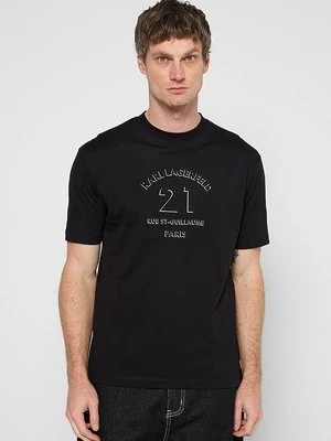 T-shirt z nadrukiem Karl Lagerfeld