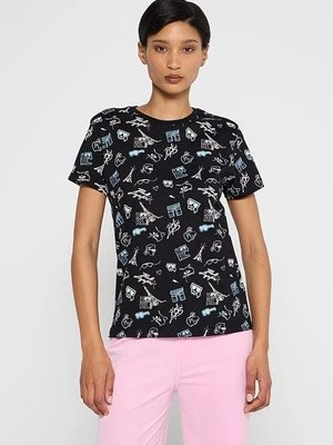 T-shirt z nadrukiem Karl Lagerfeld