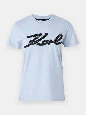 T-shirt z nadrukiem Karl Lagerfeld