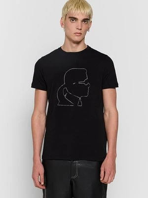 T-shirt z nadrukiem Karl Lagerfeld
