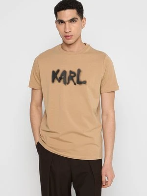 T-shirt z nadrukiem Karl Lagerfeld
