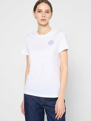 T-shirt z nadrukiem KARL LAGERFELD biały
