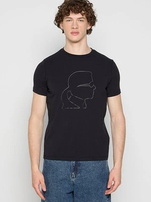 T-shirt z nadrukiem Karl Lagerfeld