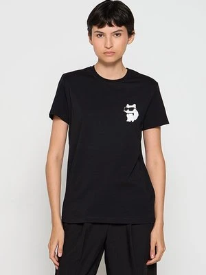 T-shirt z nadrukiem Karl Lagerfeld