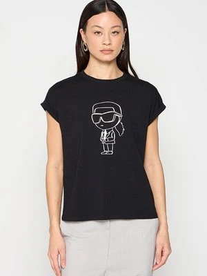 T-shirt z nadrukiem Karl Lagerfeld