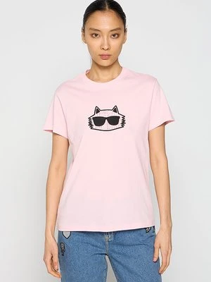T-shirt z nadrukiem Karl Lagerfeld