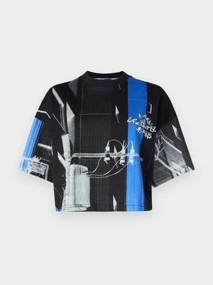 T-shirt z nadrukiem Karl Lagerfeld Jeans