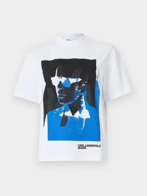 T-shirt z nadrukiem Karl Lagerfeld Jeans