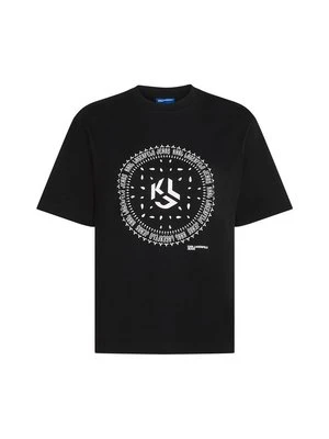 T-shirt z nadrukiem Karl Lagerfeld Jeans