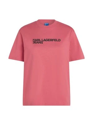 T-shirt z nadrukiem Karl Lagerfeld Jeans