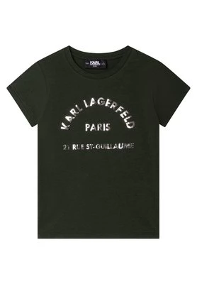 T-shirt z nadrukiem KARL LAGERFELD KIDS