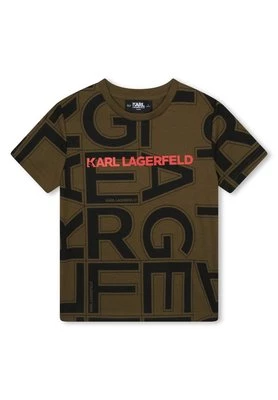 T-shirt z nadrukiem KARL LAGERFELD KIDS