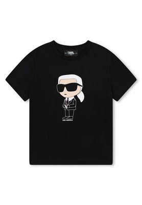 T-shirt z nadrukiem KARL LAGERFELD KIDS