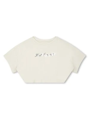 T-shirt z nadrukiem KARL LAGERFELD KIDS