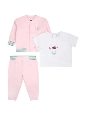 T-shirt z nadrukiem KARL LAGERFELD KIDS