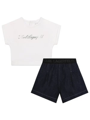 T-shirt z nadrukiem KARL LAGERFELD KIDS
