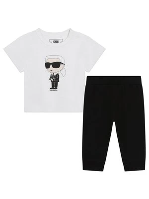 T-shirt z nadrukiem KARL LAGERFELD KIDS