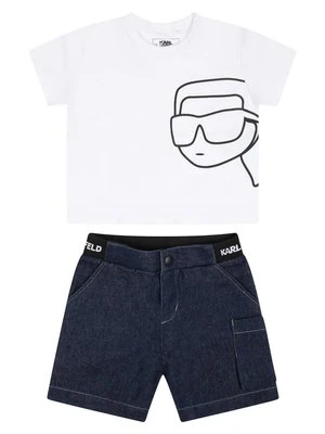T-shirt z nadrukiem KARL LAGERFELD KIDS
