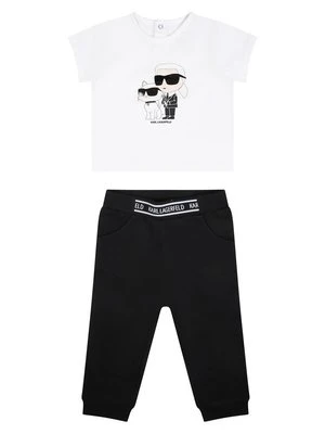 T-shirt z nadrukiem KARL LAGERFELD KIDS