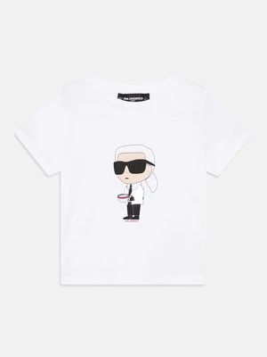 T-shirt z nadrukiem KARL LAGERFELD KIDS
