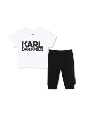 T-shirt z nadrukiem KARL LAGERFELD KIDS