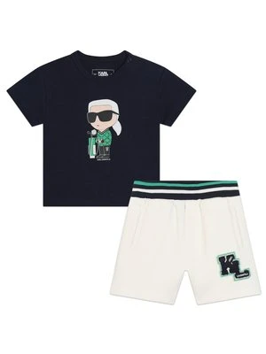T-shirt z nadrukiem KARL LAGERFELD KIDS