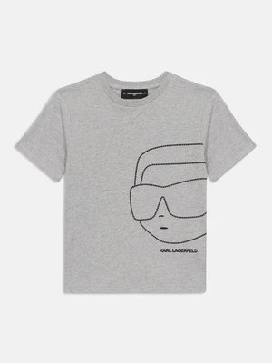 T-shirt z nadrukiem KARL LAGERFELD KIDS