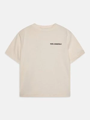 T-shirt z nadrukiem KARL LAGERFELD KIDS
