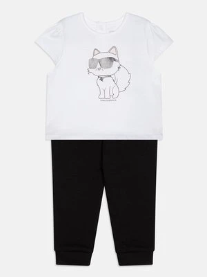 T-shirt z nadrukiem KARL LAGERFELD KIDS