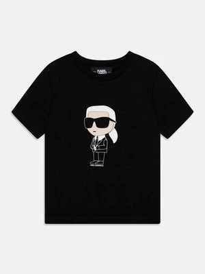 T-shirt z nadrukiem KARL LAGERFELD KIDS
