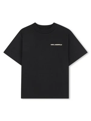 T-shirt z nadrukiem KARL LAGERFELD KIDS