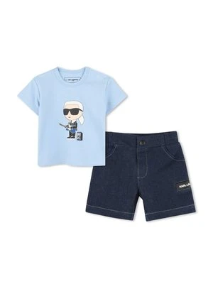 T-shirt z nadrukiem KARL LAGERFELD KIDS
