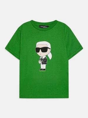 T-shirt z nadrukiem KARL LAGERFELD KIDS